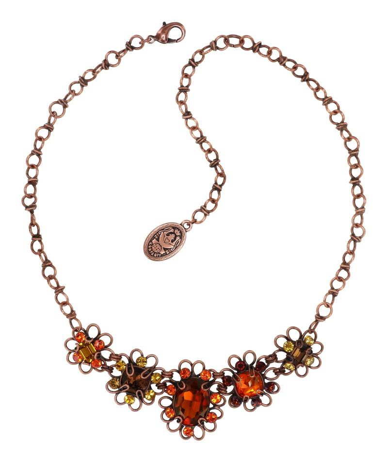 konplott - Halskette - Gem Rocks braun/orange von konplott