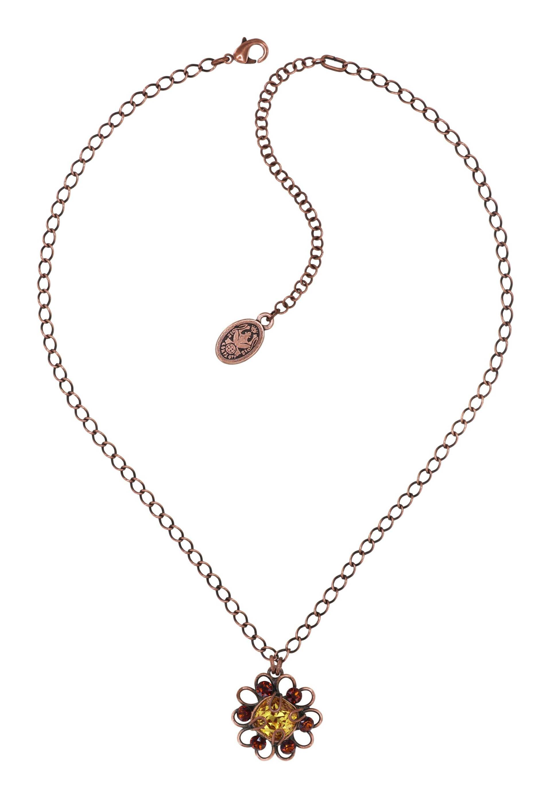 konplott - Halskette - Gem Rocks braun von konplott