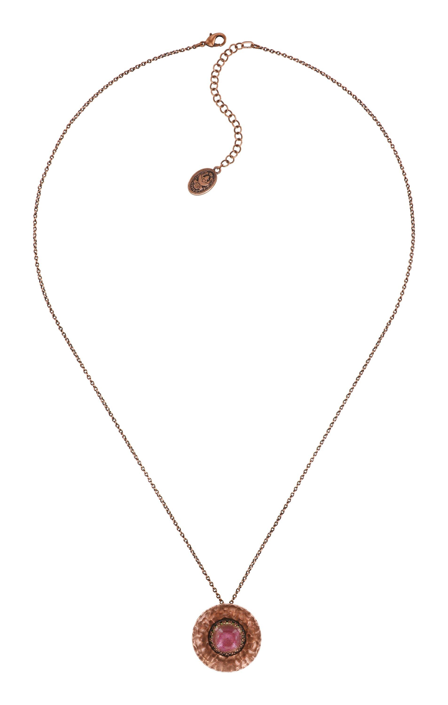 konplott - Halskette - Honey Drops in Space pink/rot von konplott