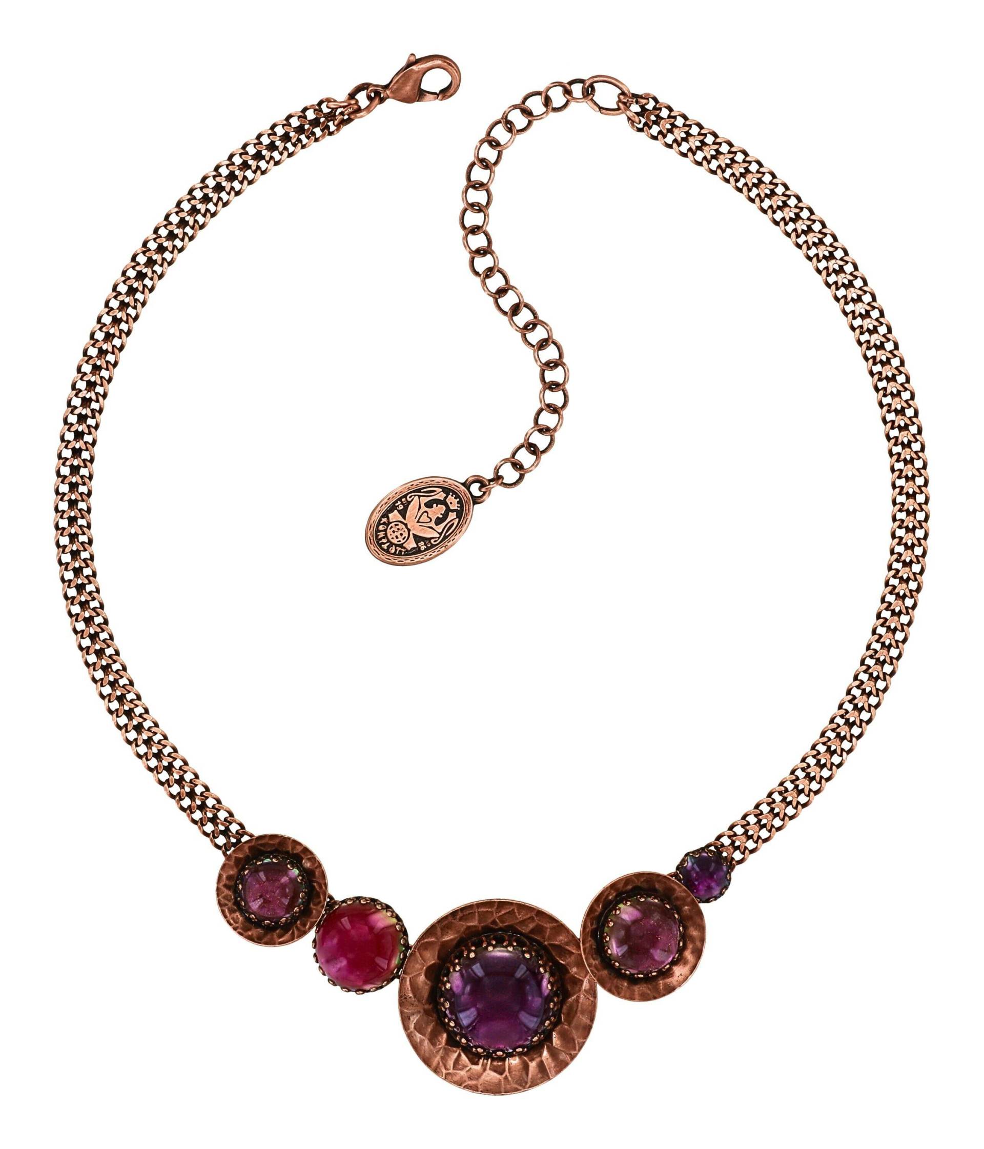 konplott - Halskette - Honey Drops in Space violet von konplott