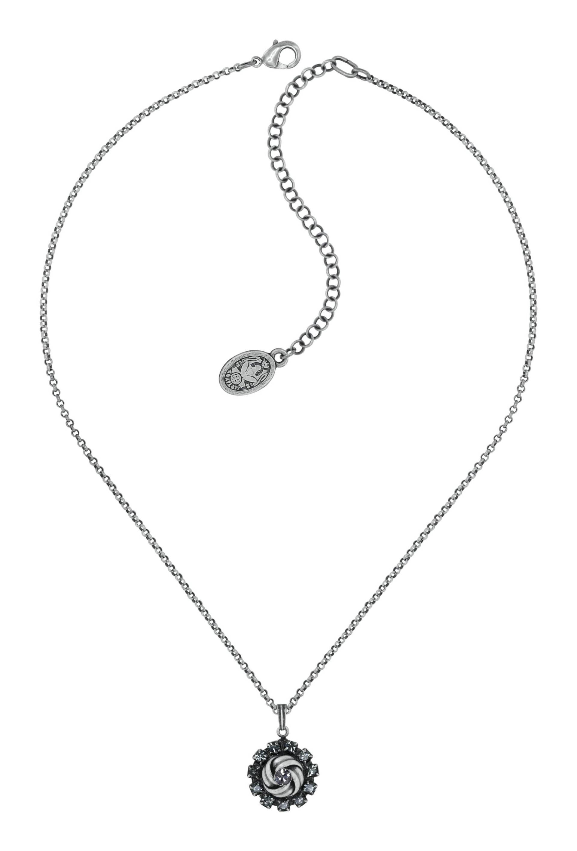 konplott - Halskette - La Comtesse II blau/grau/silver von konplott