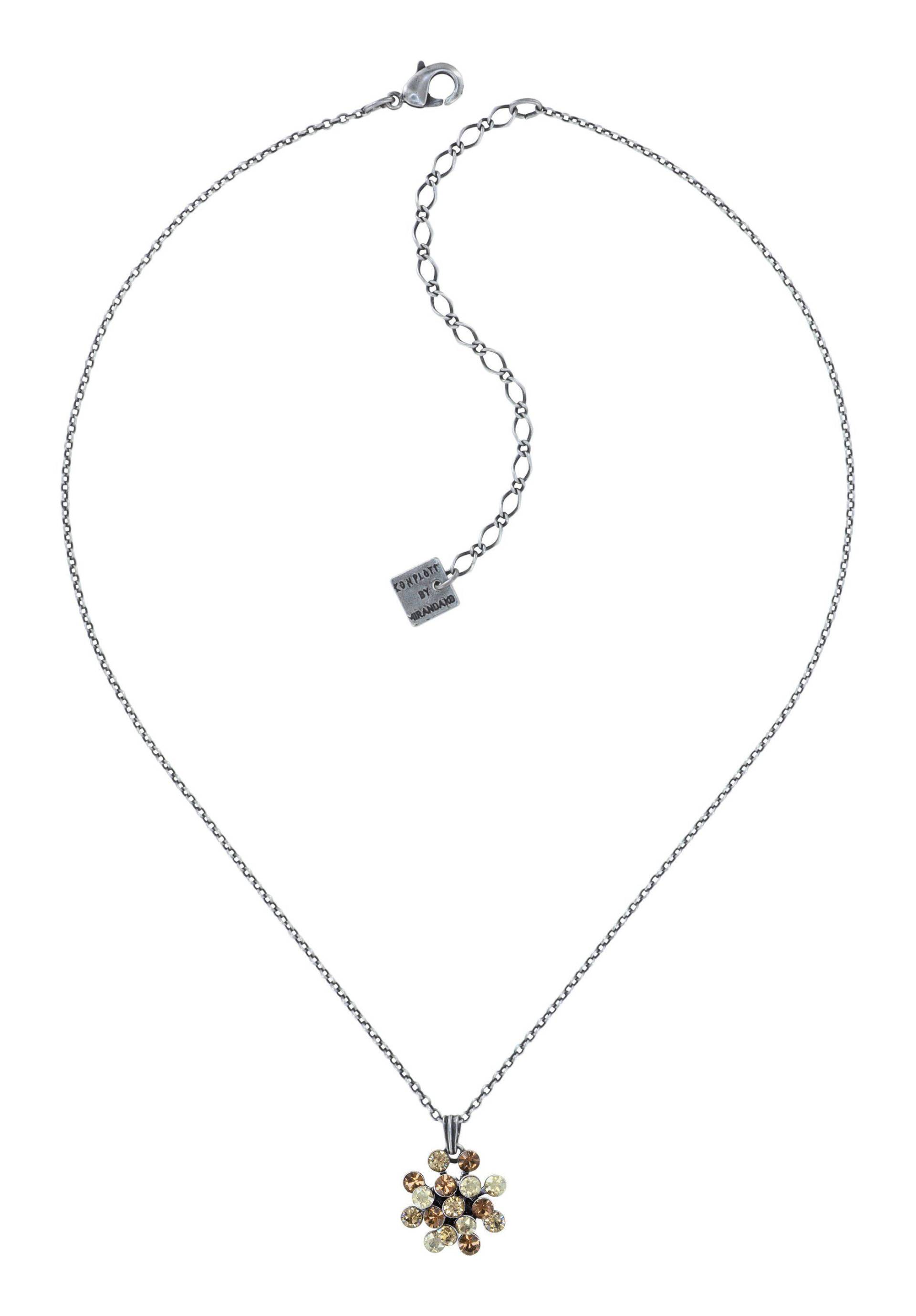 konplott - Halskette - Magic Fireball Mini braun/beige von konplott