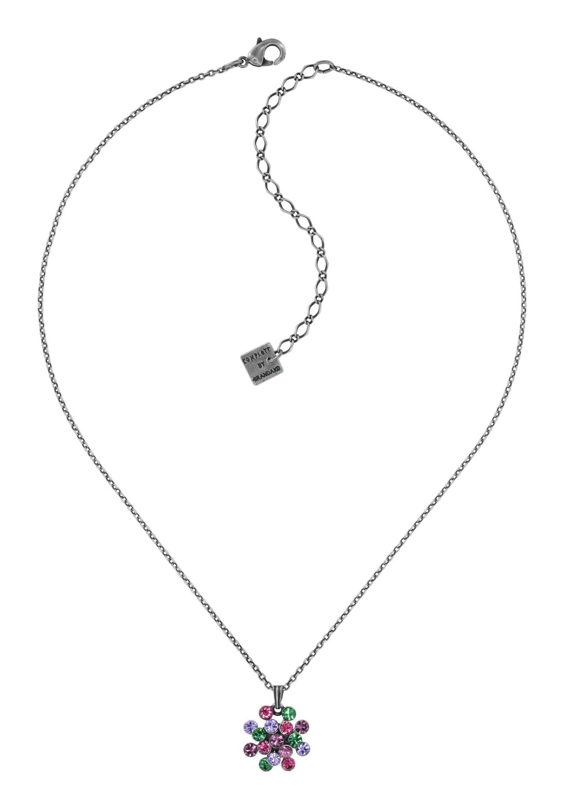 konplott - Halskette - Magic Fireball Mini grün/pink von konplott