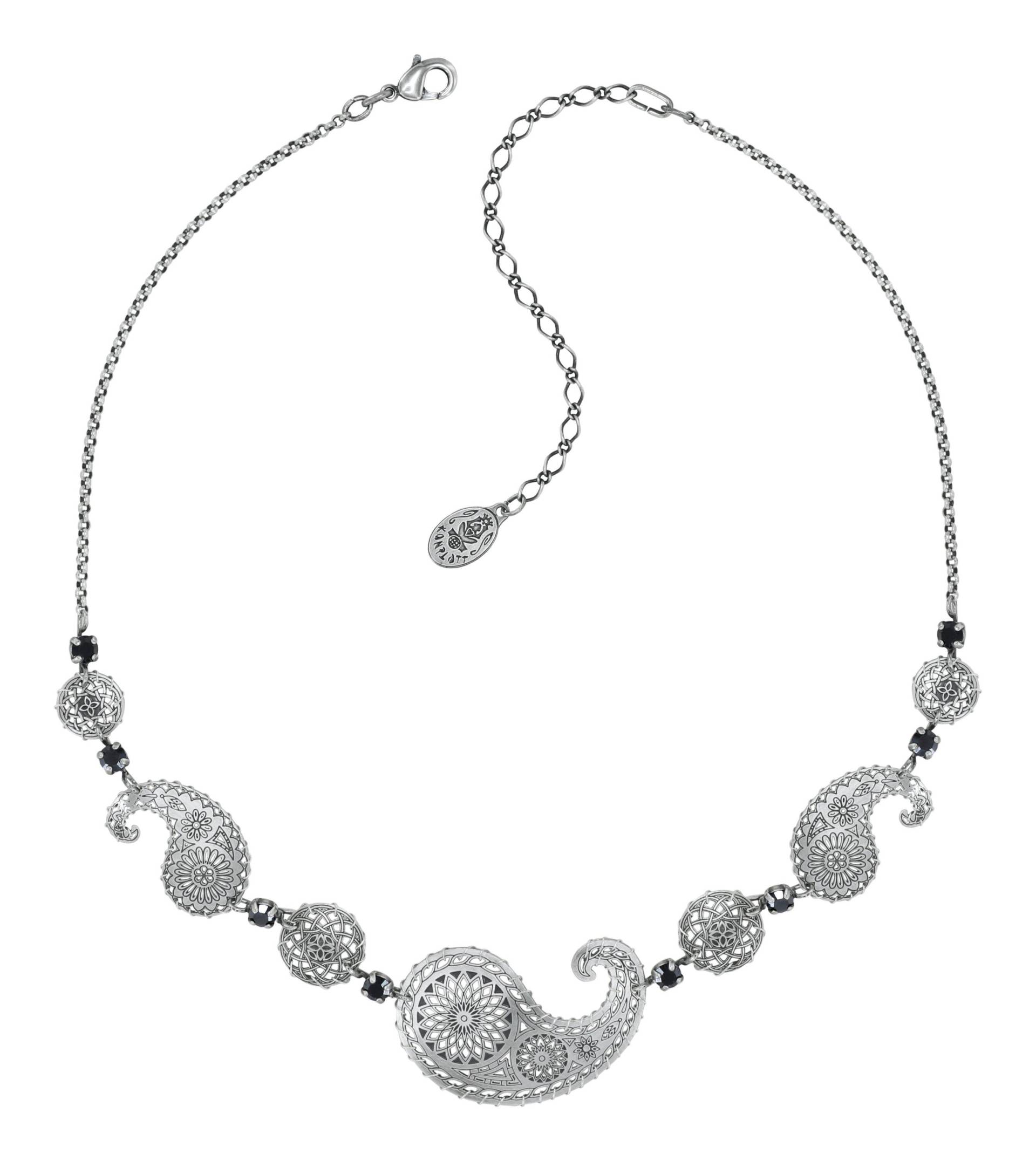 konplott - Halskette - Paisley silver von konplott