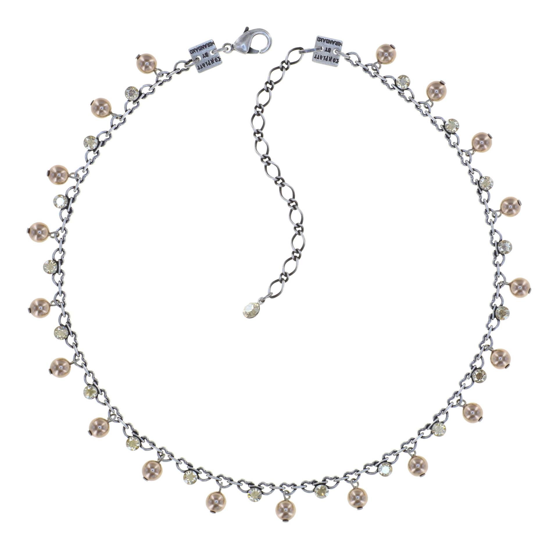 konplott - Halskette - Pearl Shadow beige/braun von konplott