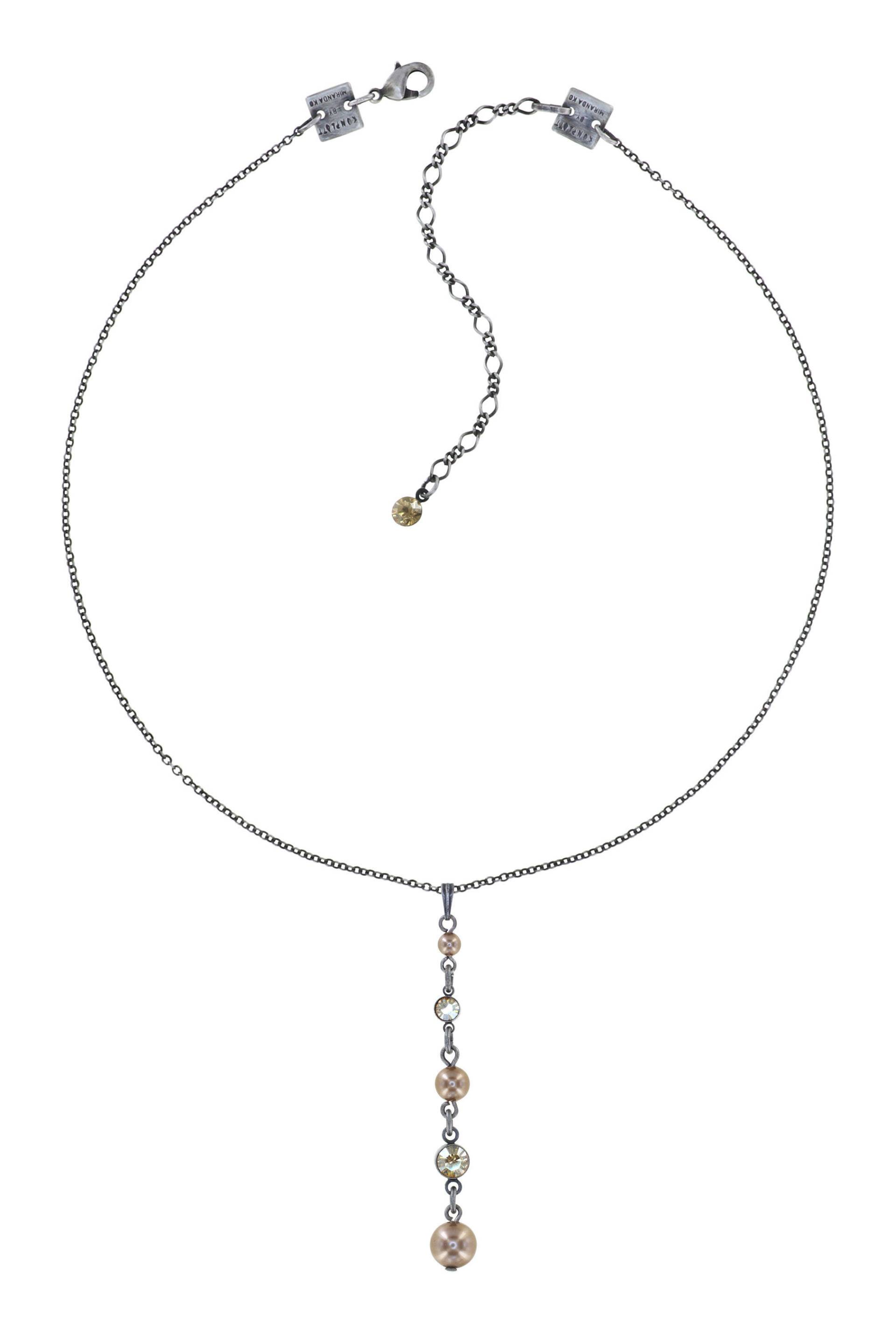 konplott - Halskette - Pearl Shadow beige/braun von konplott