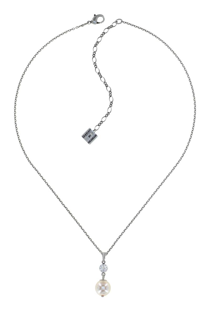 konplott - Halskette - Pearl Shadow weiß von konplott