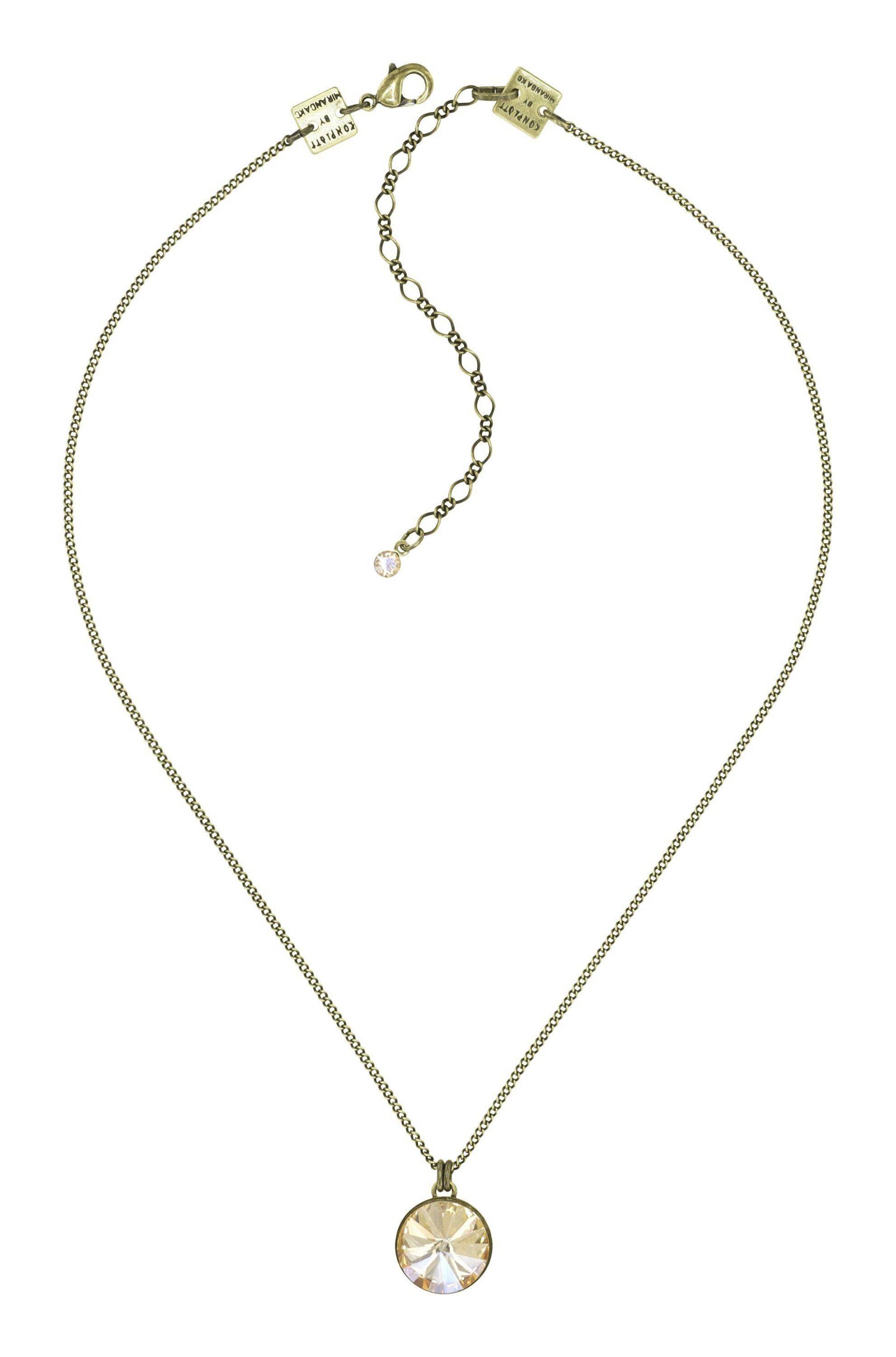 konplott - Halskette - Rivoli beige von konplott