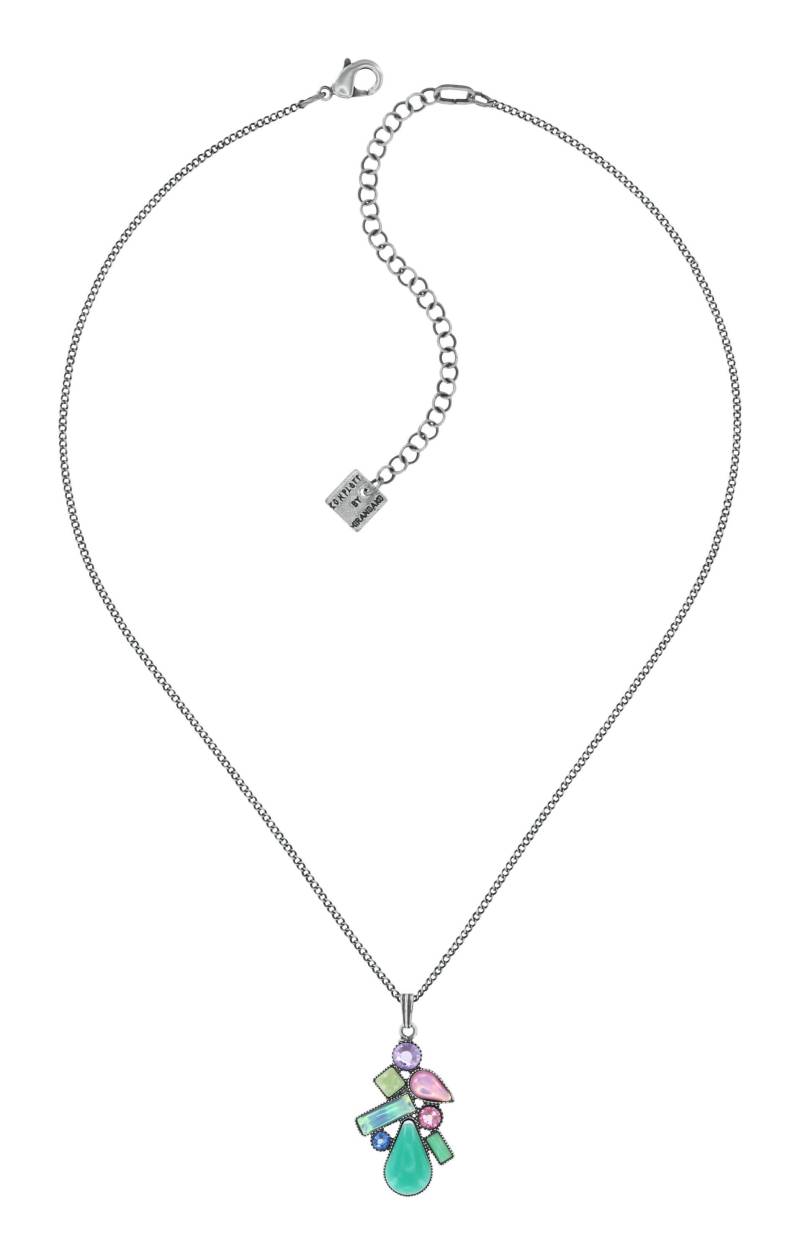 konplott - Halskette mit Anhänger - Afternoon Bling grün/pink von konplott