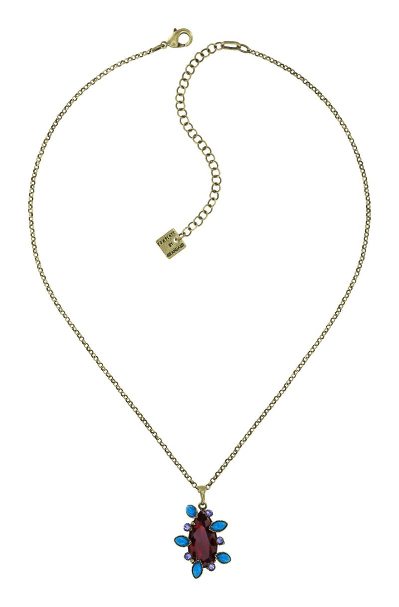 konplott - Kette - Alien Anemone blau/rot von konplott