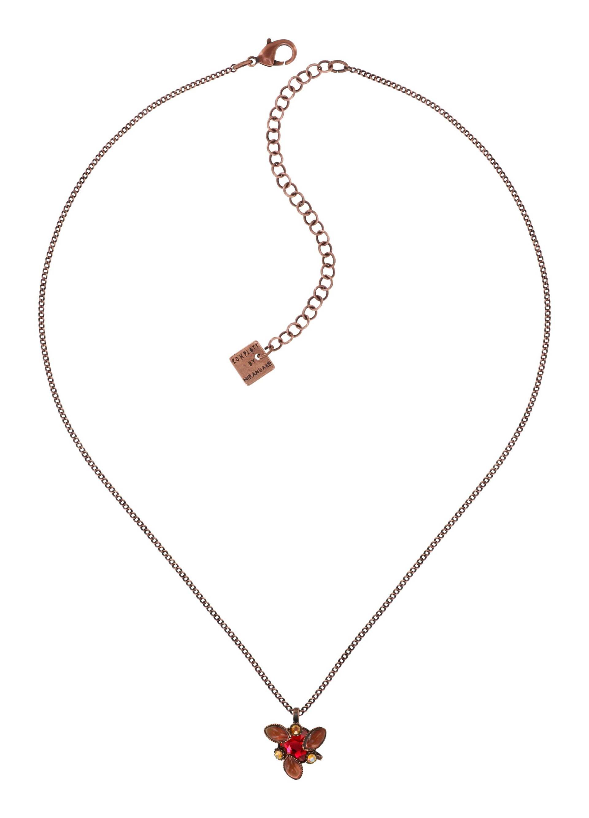 konplott - Kette - Alien Anemone braun/rot von konplott