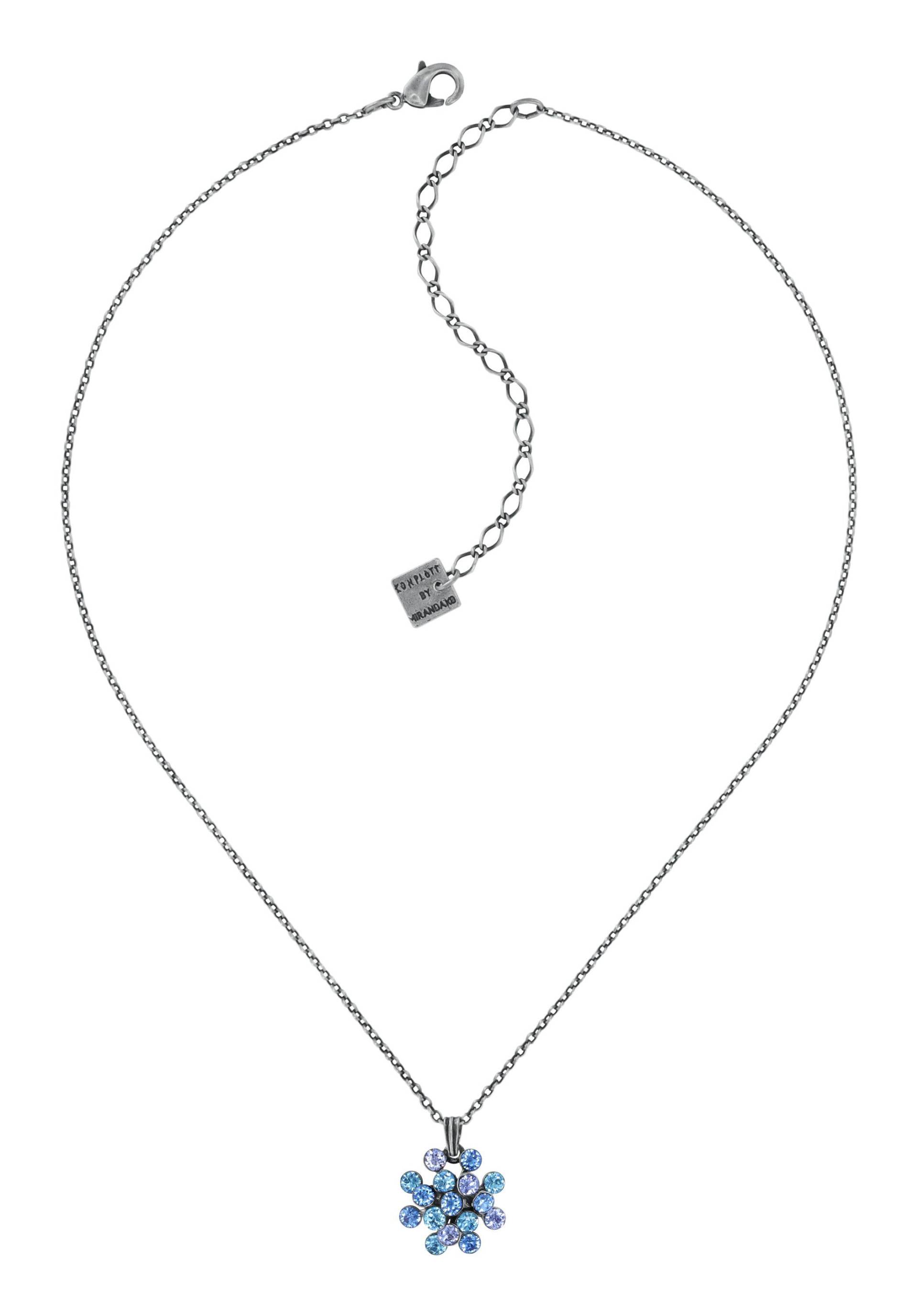 konplott - Kette - Magic Fireball Mini blau/silver von konplott
