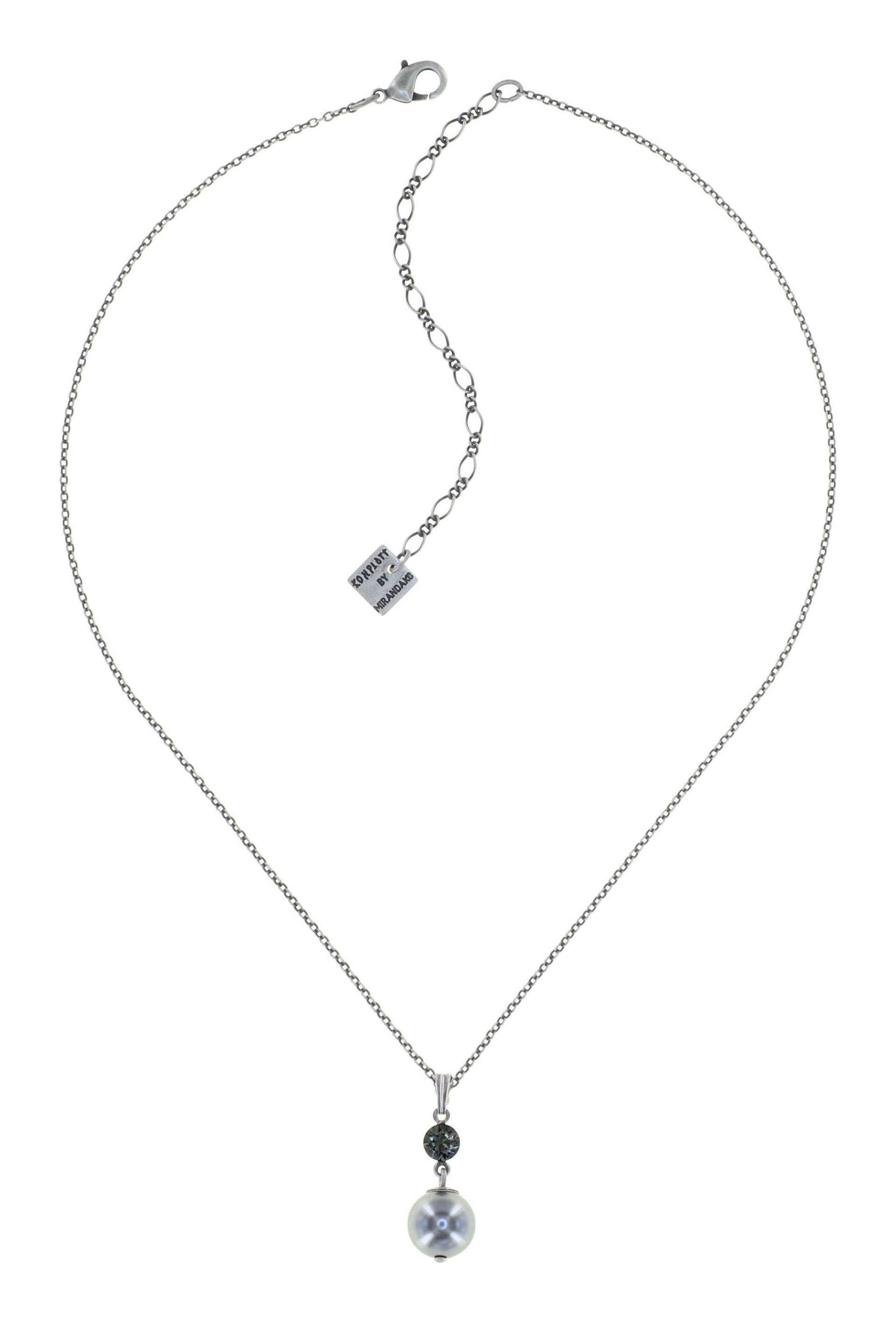 konplott - Kette - Pearl Shadow blau/weiß von konplott