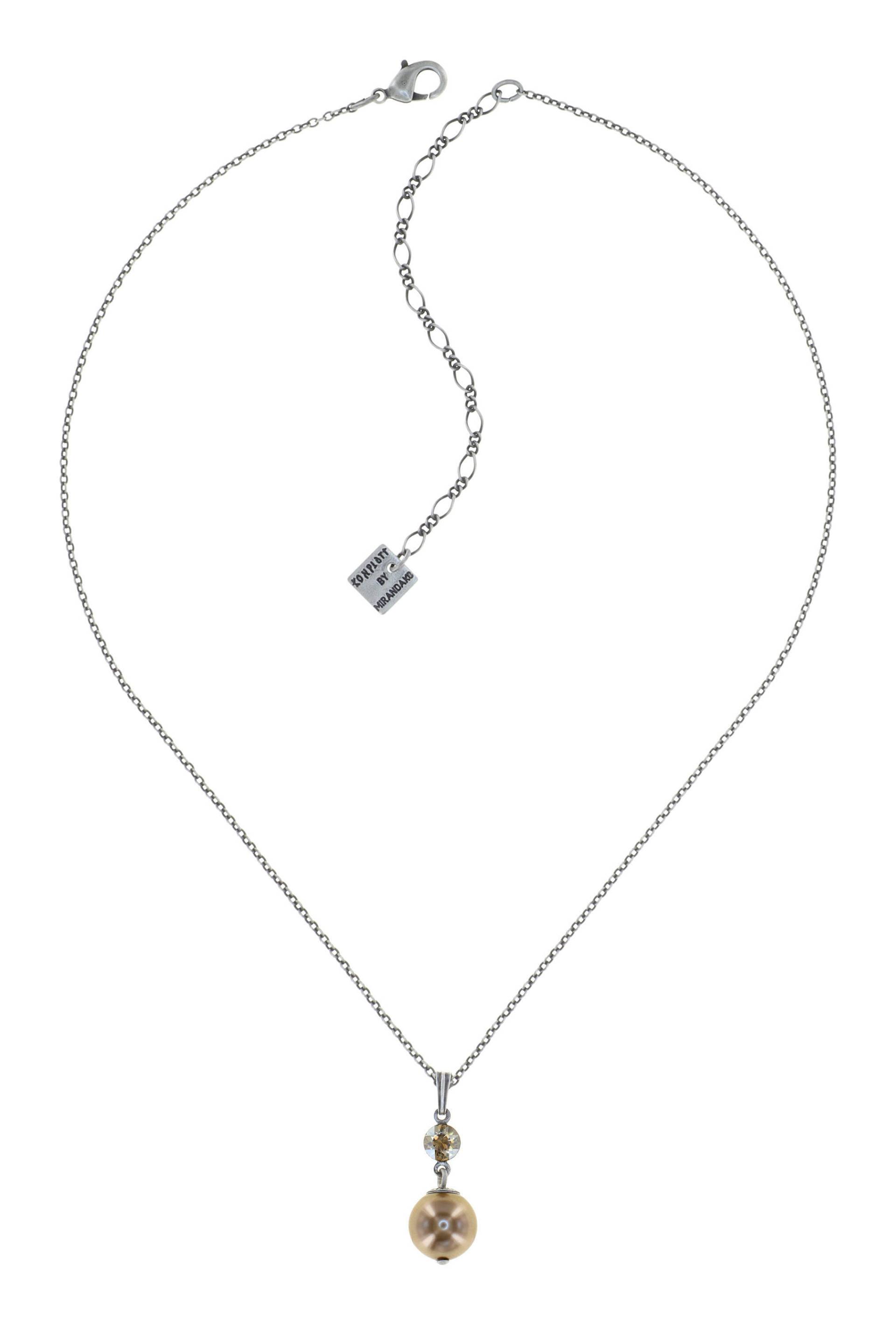 konplott - Kette - Pearl Shadow braun von konplott