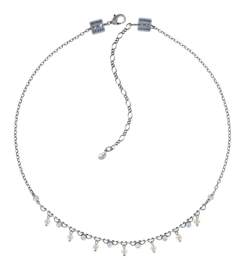 konplott - Kette - Pearl Shadow silver/weiß von konplott