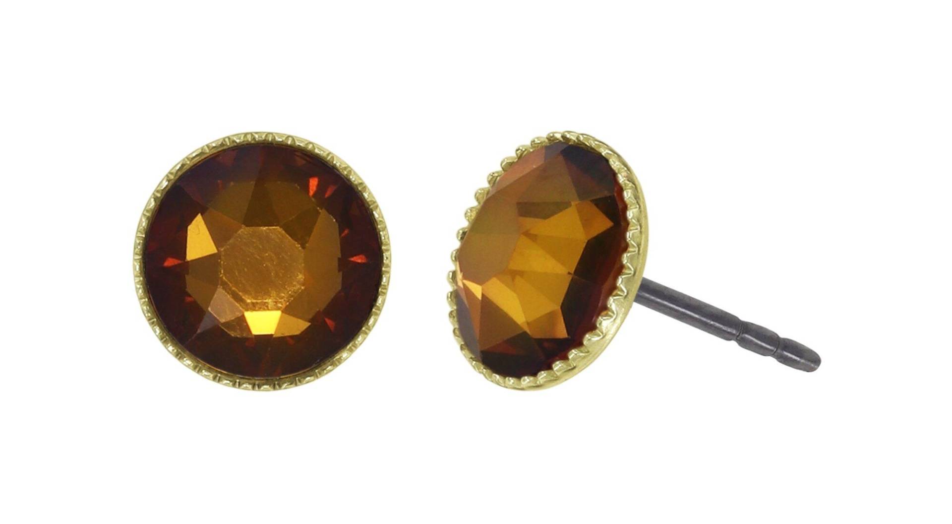 konplott - Ohrringe - Black Jack braun von konplott