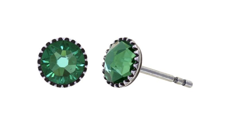 konplott - Ohrringe - Black Jack grün von konplott