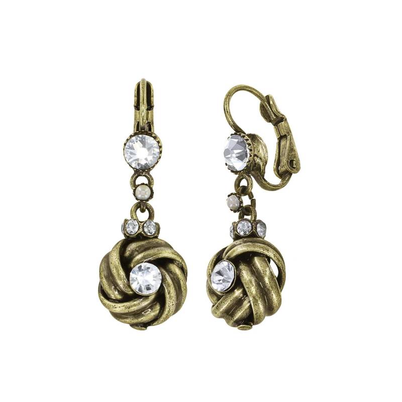 konplott - Ohrringe - La Comtesse II braun von konplott