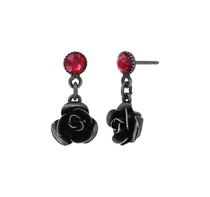 konplott - Ohrringe - Love, Hope and Destiny grau/rot von konplott