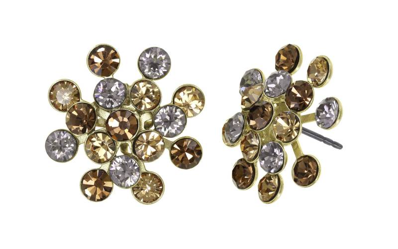 konplott - Ohrringe - Magic Fireball beige/braun von konplott