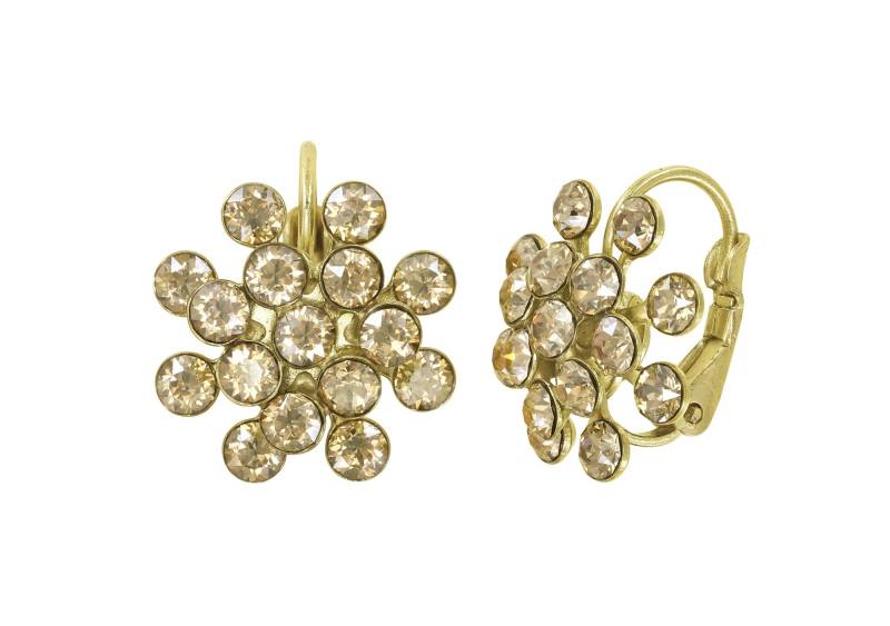 konplott - Ohrringe - Magic Fireball beige/gold von konplott