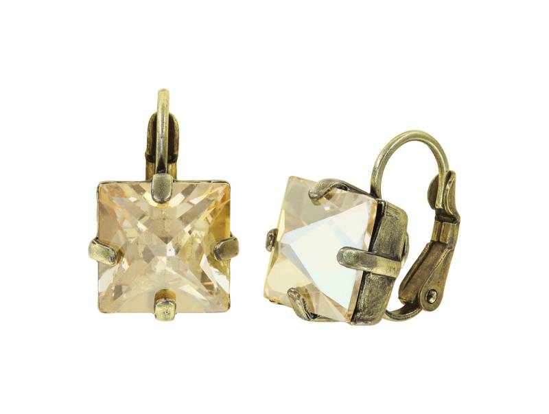 konplott - Ohrringe - Punk Classics gelb/gold von konplott