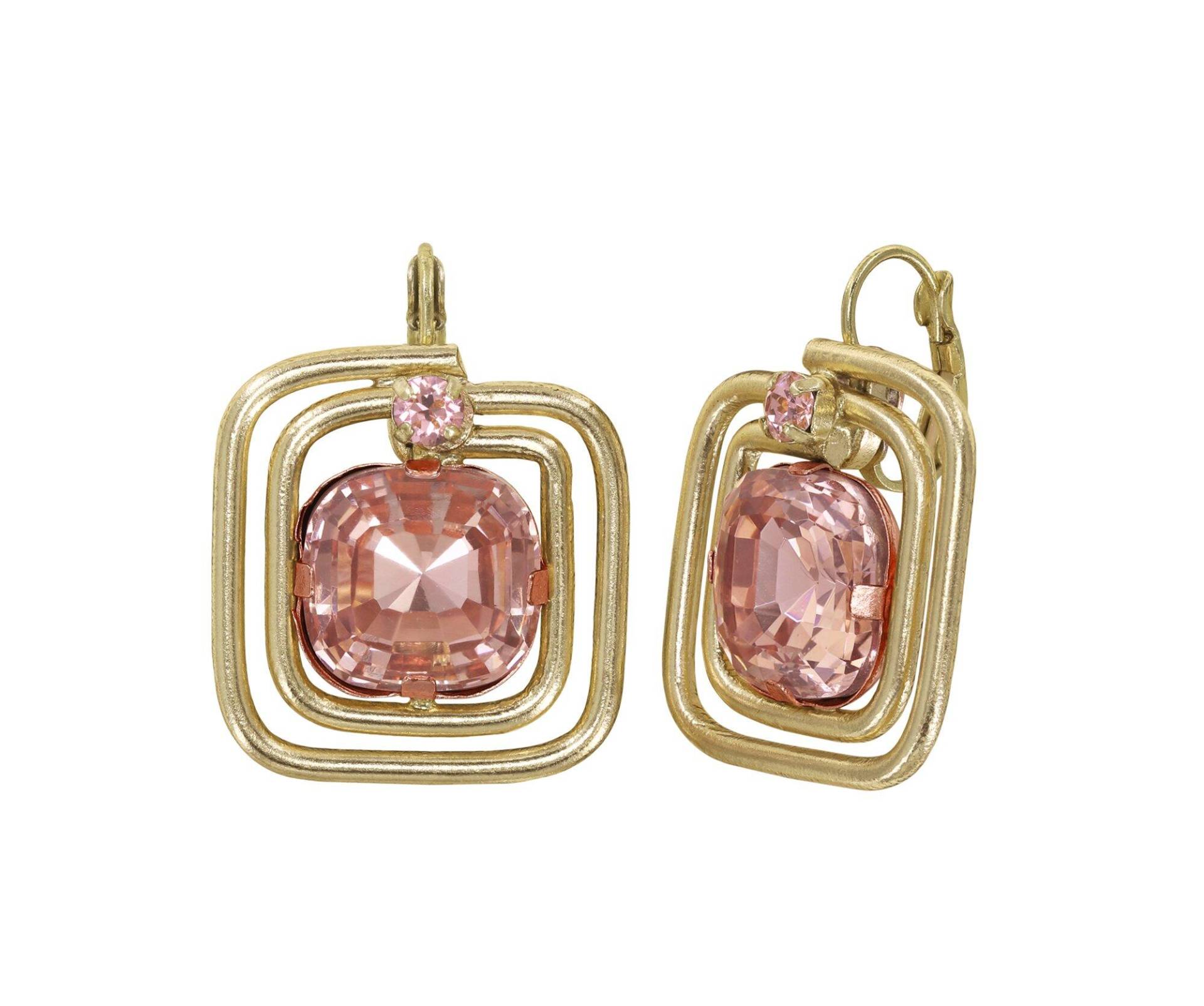 konplott - Ohrringe mit Brisur - To The Max pink von konplott