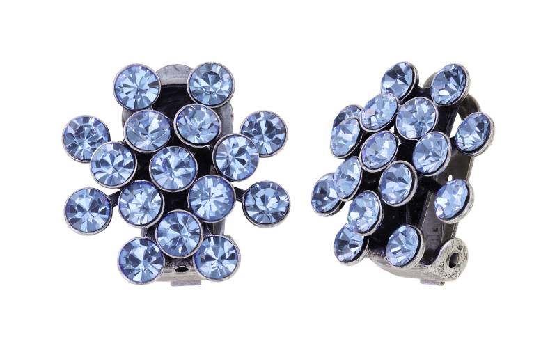 konplott - Ohrringe mit Clip - Magic Fireball blau von konplott