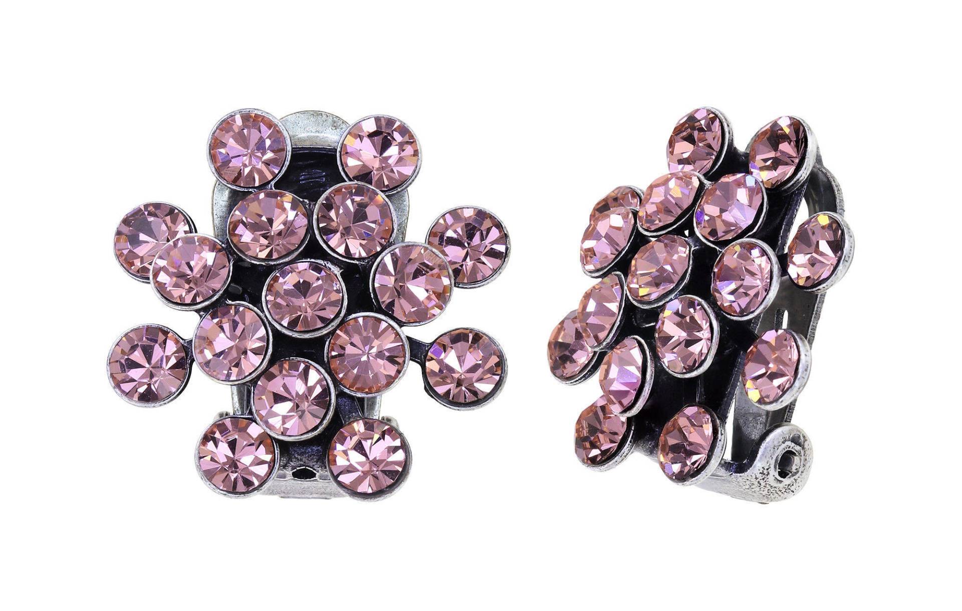 konplott - Ohrringe mit Clip - Magic Fireball pink von konplott