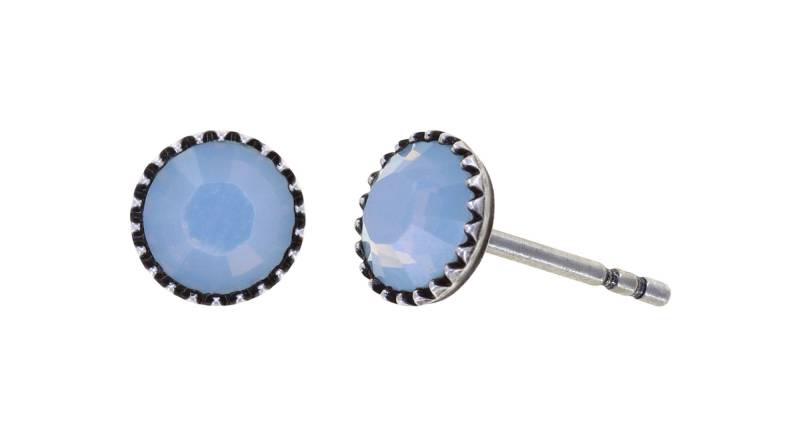 konplott - Ohrstecker - Black Jack blau von konplott