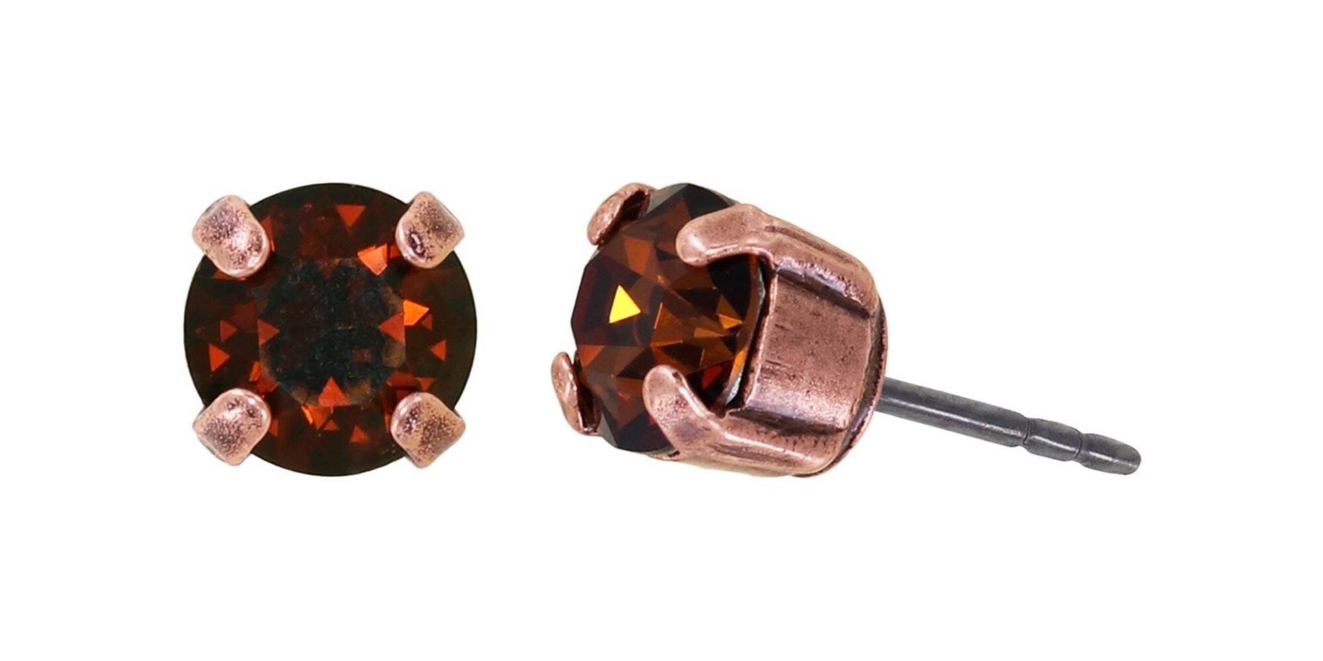 konplott - Ohrstecker - Black Jack braun von konplott