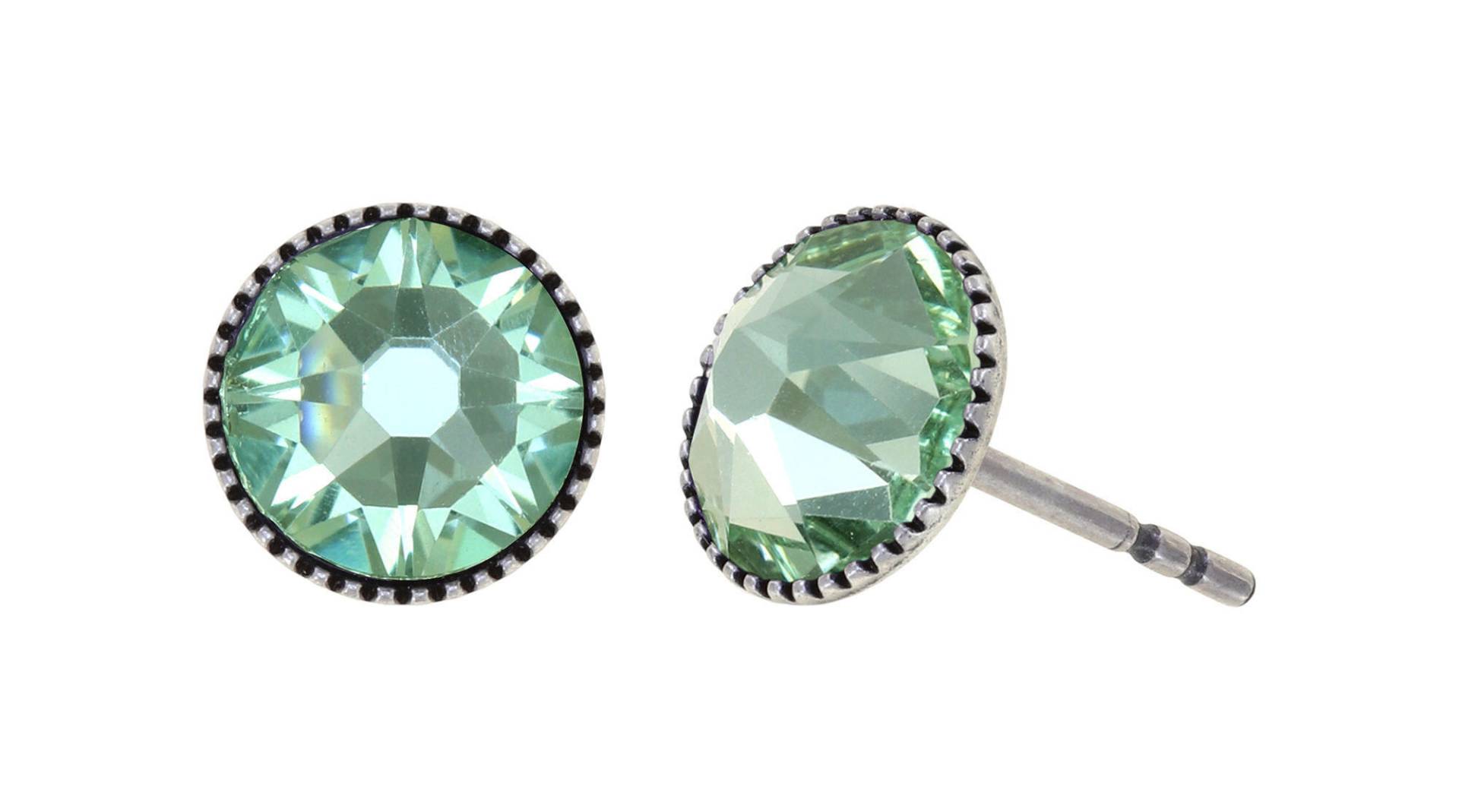 konplott - Ohrstecker - Black Jack grün von konplott