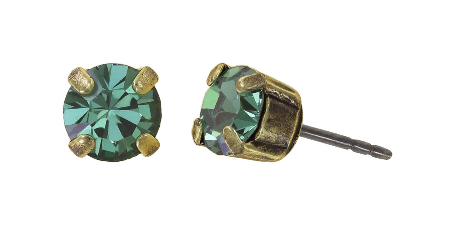 konplott - Ohrstecker - Black Jack grün von konplott