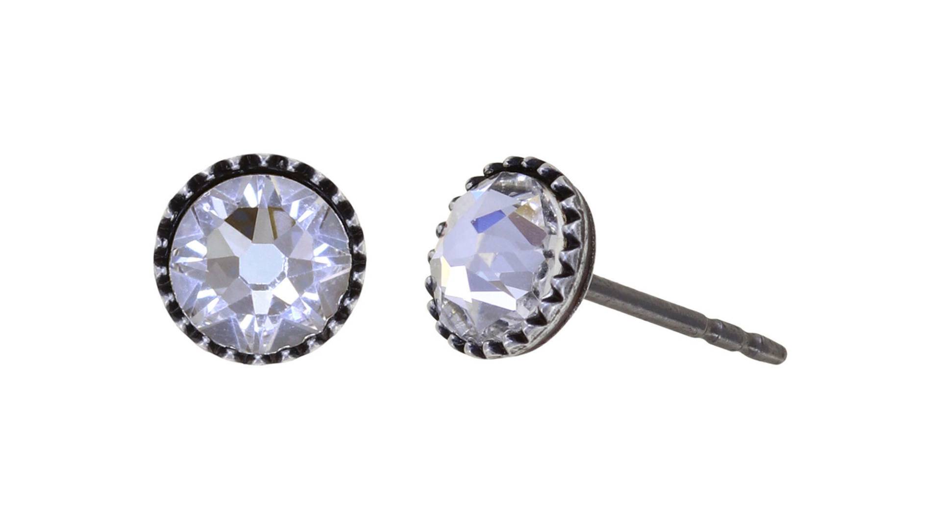 konplott - Ohrstecker - Black Jack lila von konplott