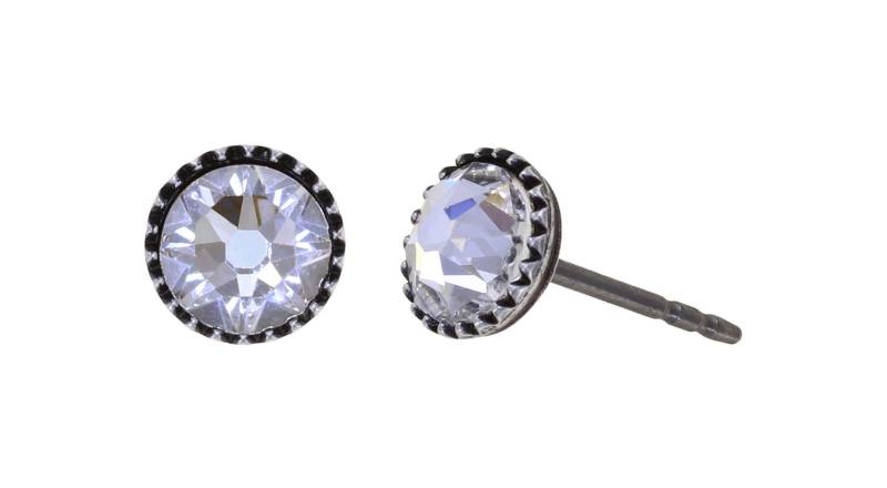 konplott - Ohrstecker - Black Jack lila von konplott