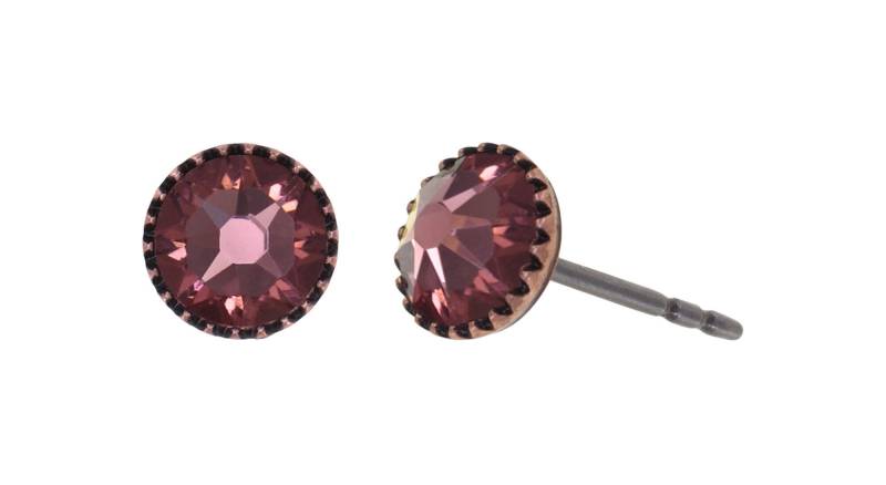 konplott - Ohrstecker - Black Jack pink von konplott