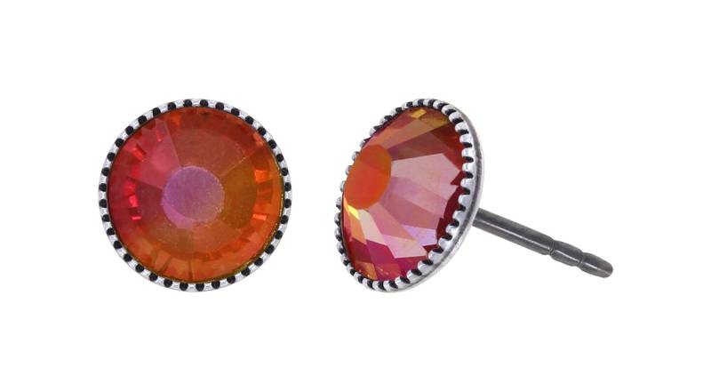 konplott - Ohrstecker - Black Jack rot von konplott