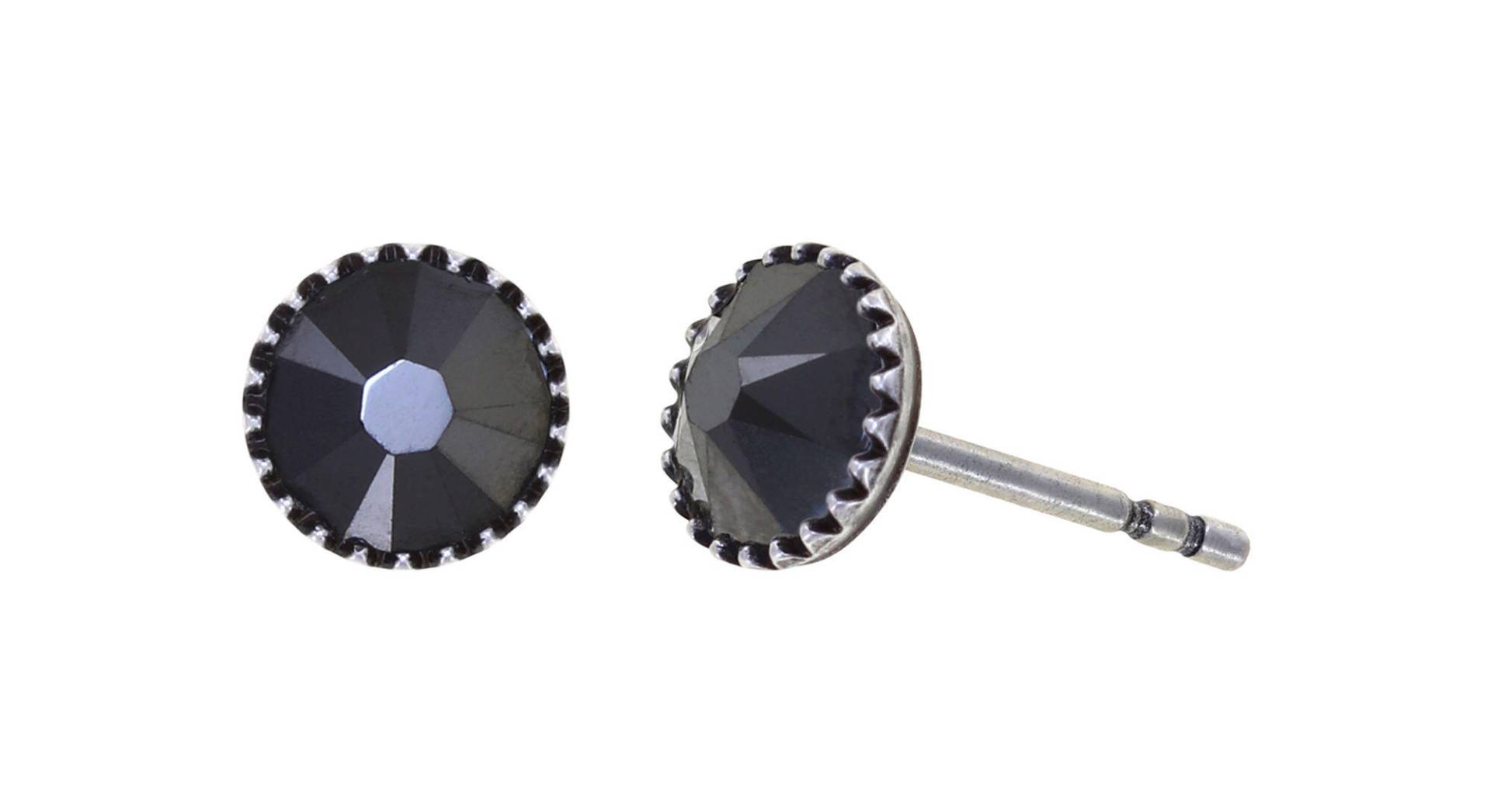 konplott - Ohrstecker - Black Jack schwarz/lila von konplott