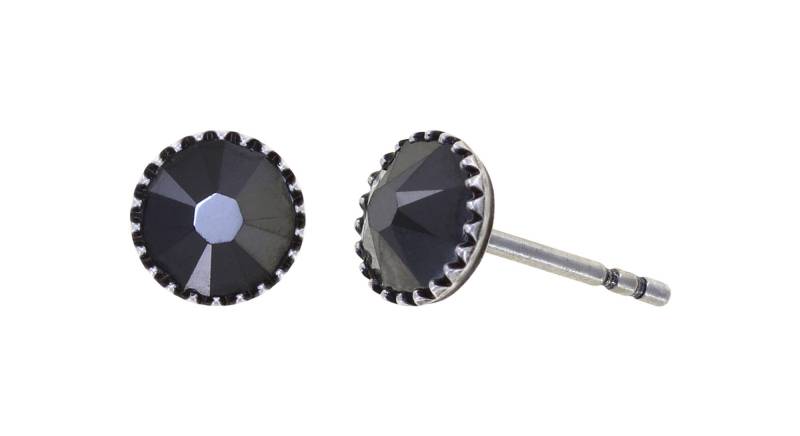 konplott - Ohrstecker - Black Jack schwarz/lila von konplott