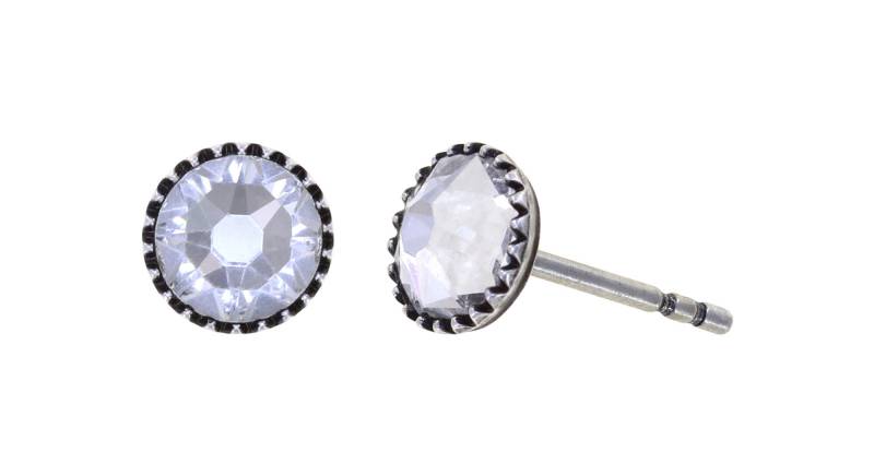 konplott - Ohrstecker - Black Jack weiß von konplott