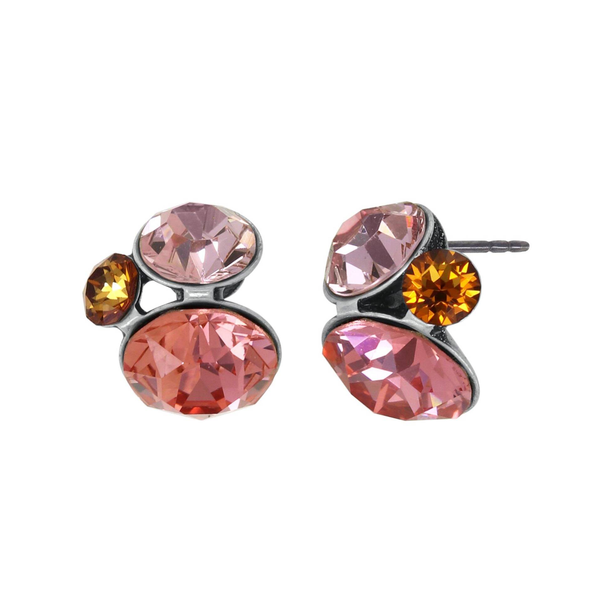 konplott - Ohrstecker - Disco Star gelb/pink von konplott