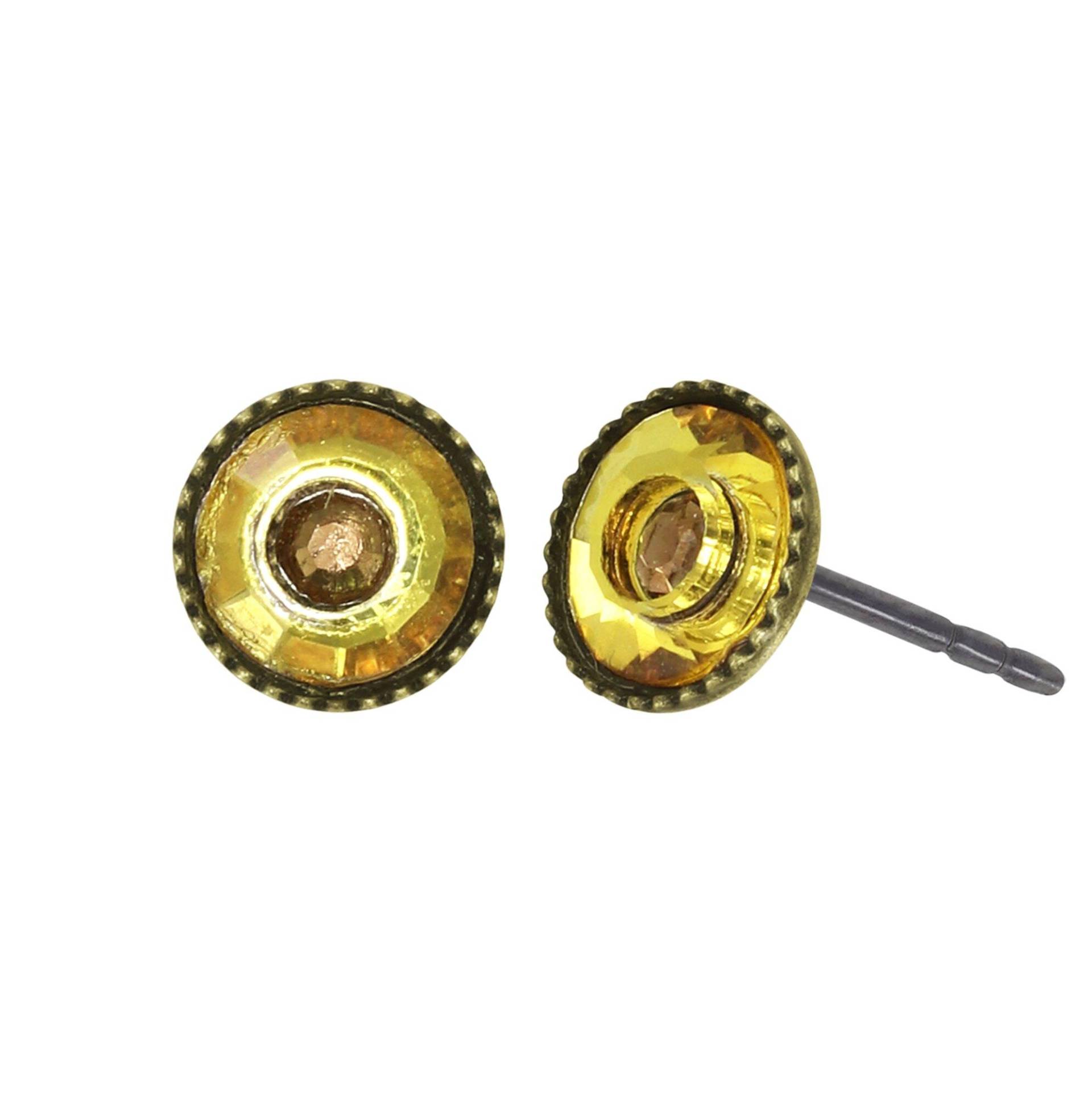 konplott - Ohrstecker - Donutissima gelb von konplott