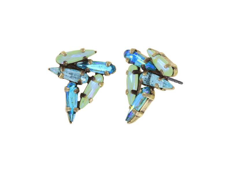 konplott - Ohrstecker - Jumping Drops blau von konplott