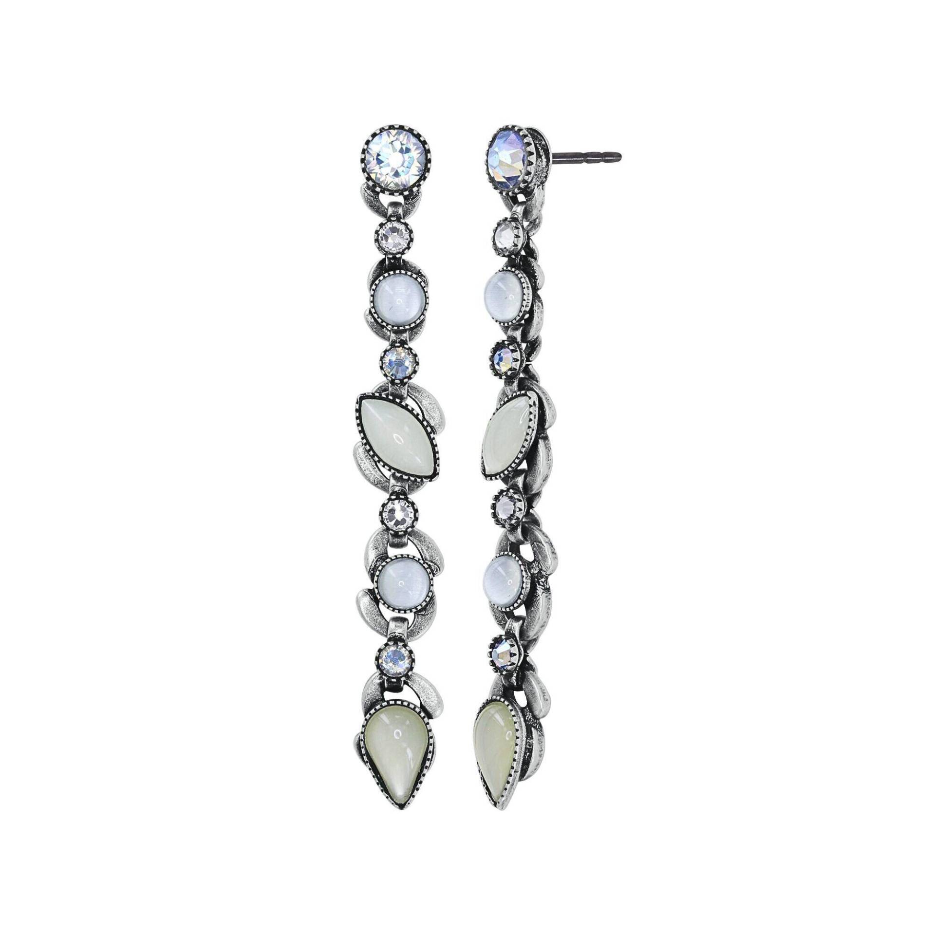 konplott - Ohrstecker - Little Colour Dance weiß/silver von konplott