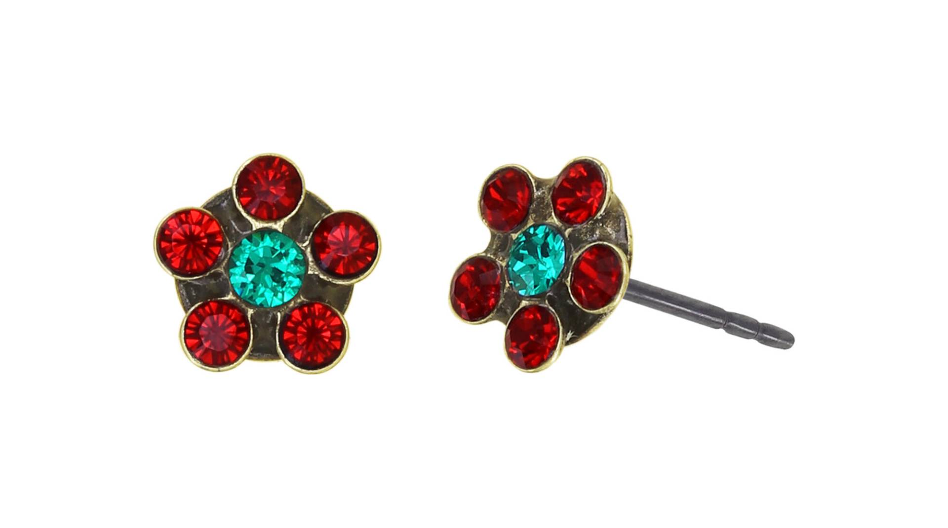 konplott - Ohrstecker - Lost Garden rot/blau von konplott