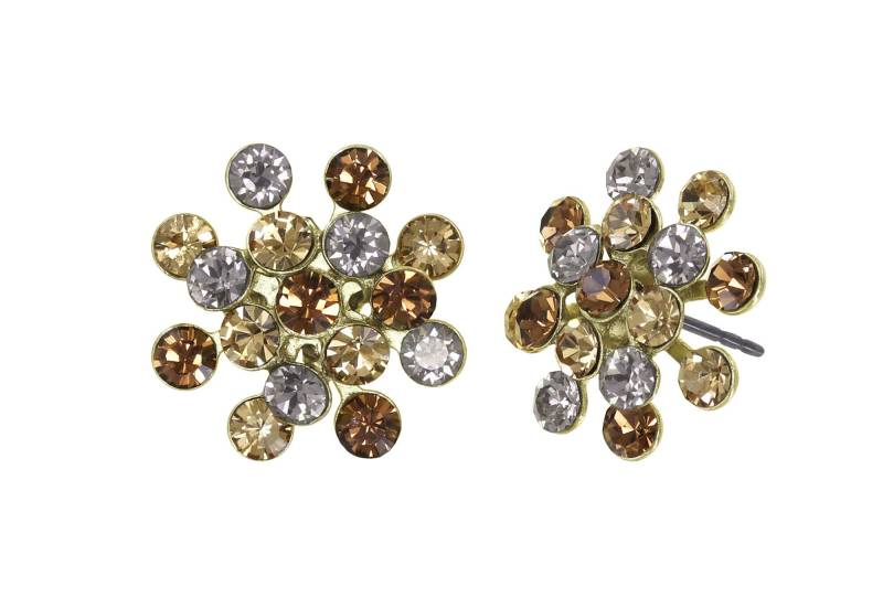 konplott - Ohrstecker - Magic Fireball Mini beige/braun von konplott