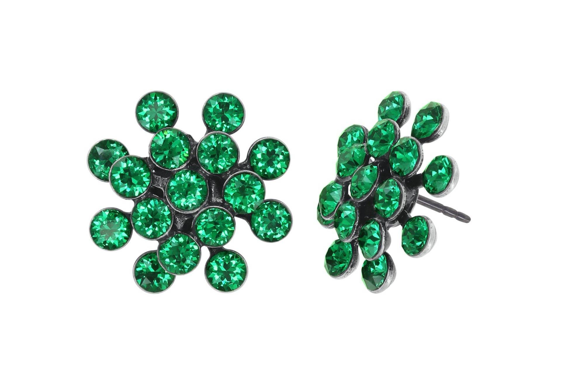 konplott - Ohrstecker - Magic Fireball Mini grün/silver von konplott