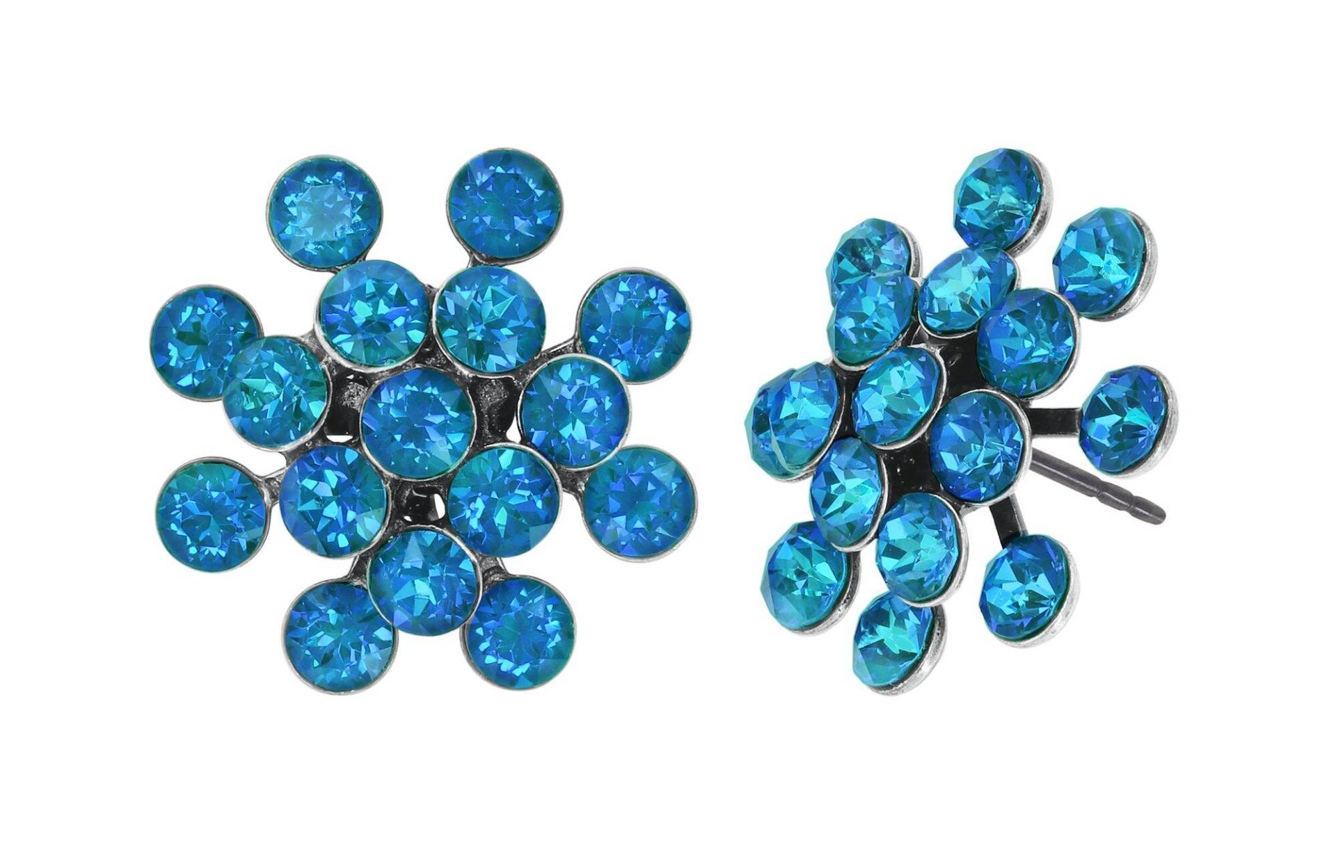 konplott - Ohrstecker - Magic Fireball blau/silver von konplott