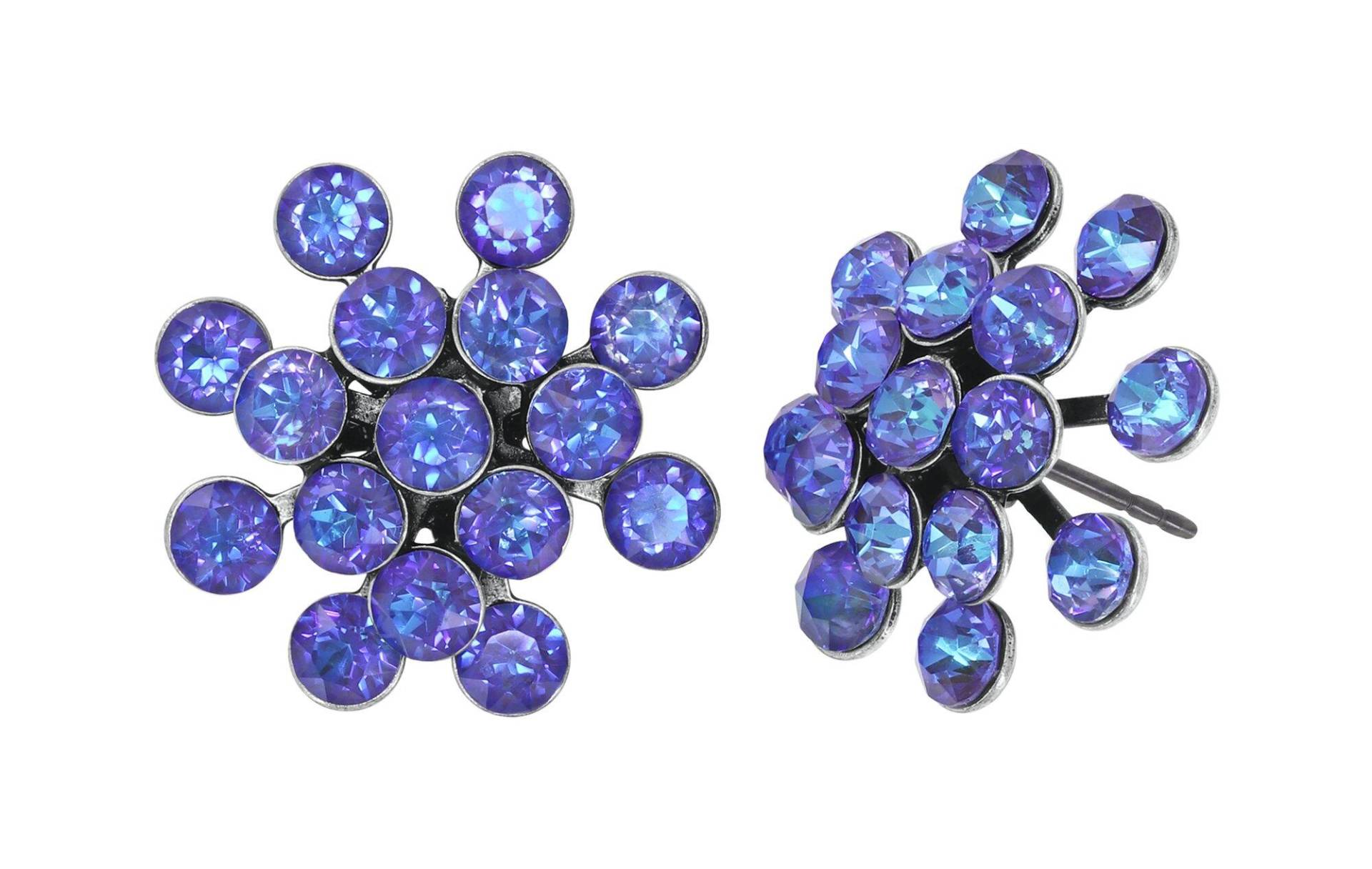 konplott - Ohrstecker - Magic Fireball blau/silver von konplott