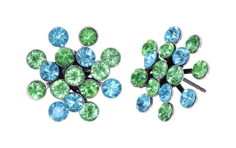 konplott - Ohrstecker - Magic Fireball grün/blau von konplott